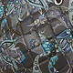 Классические сумки Марина креазони 1644 00376 ROM40 grey blue paisley