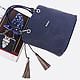 Классические сумки Marina Creazioni 1645 CIO3920 R73 blue letters
