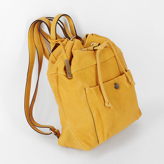 Яркий рюкзак-мешок из мягкой кожи  Innue