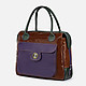 Дизайнерские сумки Balagura 1677 brown cognac violet