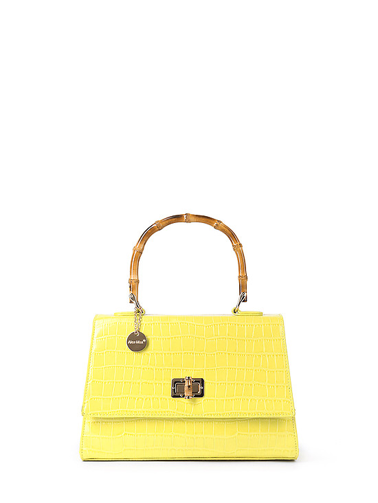 Классические сумки Alex Max 1740 yellow croc