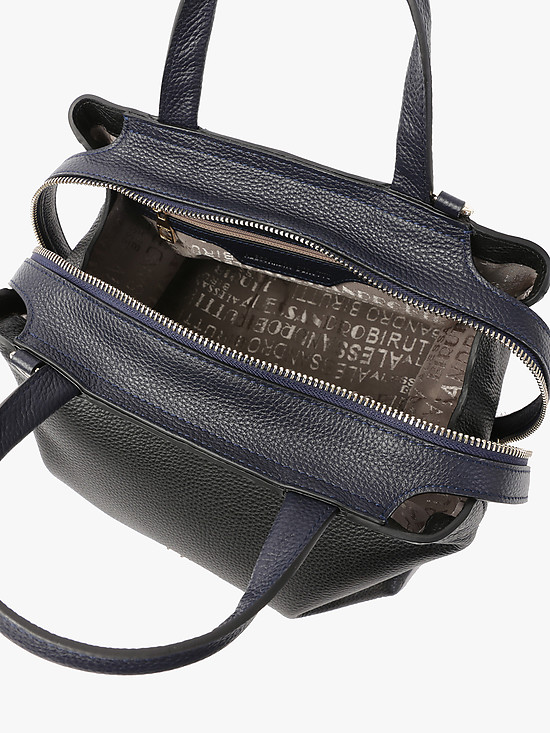 Классические сумки Алессандро берутти 18-016-1 black blue