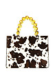 Классические сумки Roberta Gandolfi 1802 brown white cow