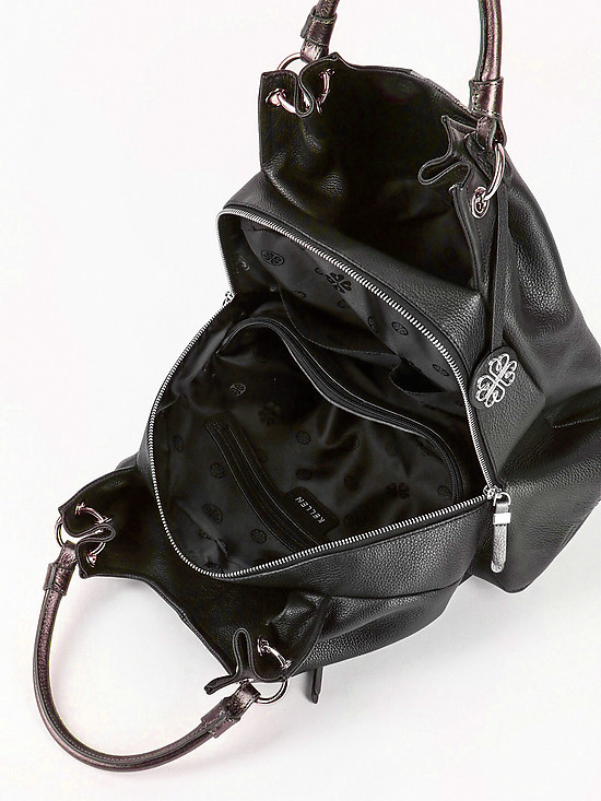 Классические сумки KELLEN 1875 black bordo