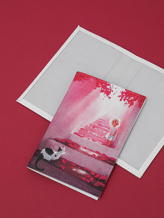 Обложки для паспорта Alessandro Beato 19-P337 pink stairs