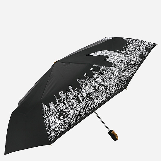 Складной зонт с контрастным рисунком  Tri Slona