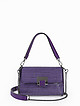 Фиолетовая сумочка кросс-боди - клатч из кожи под крокодила  BE NICE