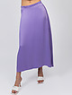 Длинная струящаяся юбка фиолетового цвета  Calista