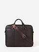 Мужская сумка-портфель из коричневой кожи  Alessandro Beato