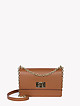 Прямоугольная сумочка кросс-боди из коллекции 1927 из плотной коньячной кожи  Furla