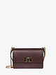 Прямоугольная сумочка кросс-боди из коллекции 1927 из плотной коричневой кожи  Furla