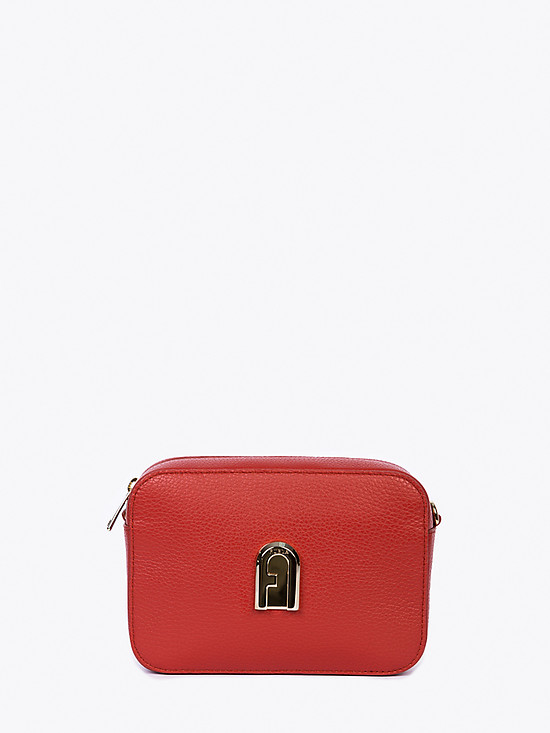 Красная сумочка кросс-боди SLEEK со съемным текстильным ремнем  Furla