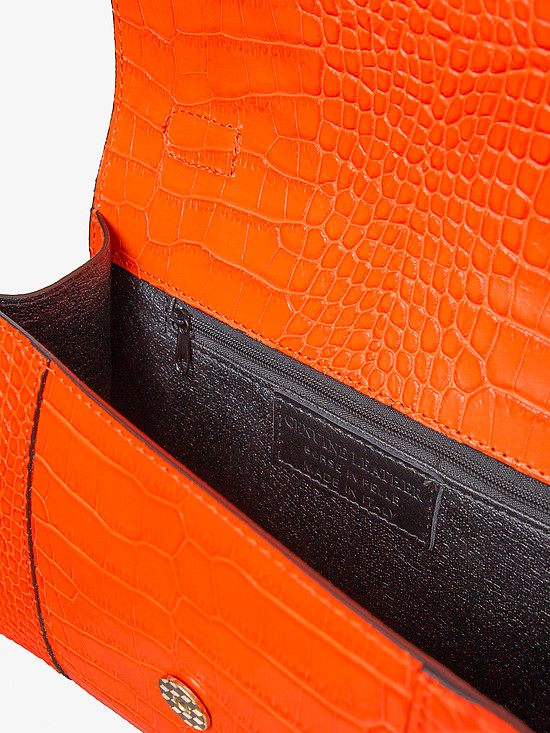 Классические сумки Би найс 201 croc orange
