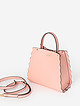 Пастельно-розовая сумка-тоут Narciso из экокожи с оборками  Tosca Blu