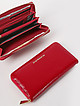 Красный лаковый бумажник на молнии  Di Gregorio