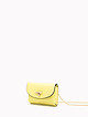 Желтая кожаная микро-сумочка  Folle