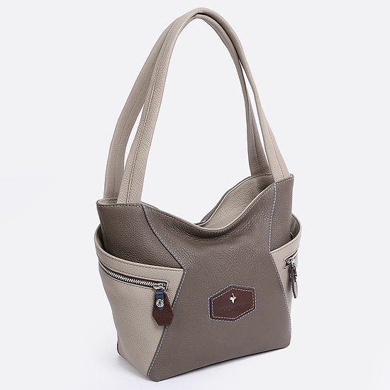 Классические сумки Бакстер 209-23-24 grey taupe