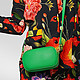 Зеленая сумочка кросс-боди с двумя отделами  Borboletta