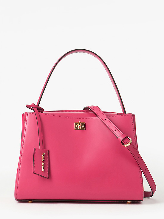 Небольшая элегантная сумочка розового цвета  Gianni Notaro