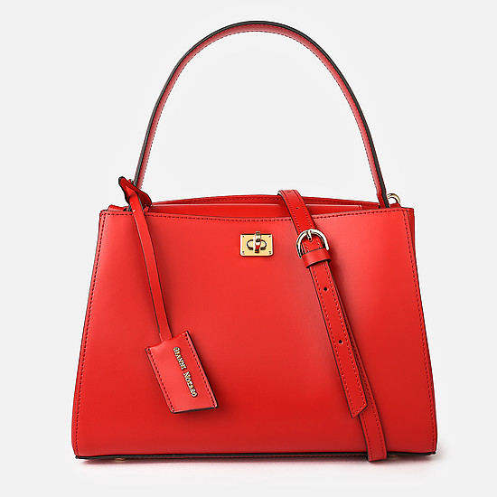 Небольшая элегантная сумочка красного цвета  Gianni Notaro