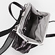 Классические сумки Arcadia 2257 croco metallic black