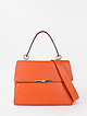 Оранжевая кожаная сумка-сэтчел  Ripani