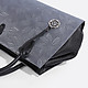 Классическая сумка Richet 2362-H black graphite flowers