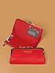 Красный бумажник из мягкой кожи в винтажном стиле  Alessandro Beato