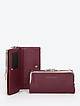 Бордовый бумажник из мягкой кожи в винтажном стиле  Alessandro Beato