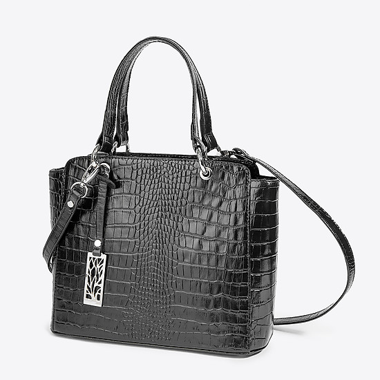 Классические сумки Richet 2524 croc black