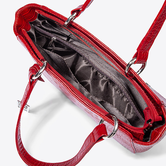 Классические сумки Рише 2524 croc red