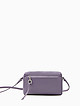 Базовая сумочка кросс-боди из мягкой фиолетовой кожи  Folle