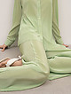 Светло-зеленые брюки широкого кроя  EMKA
