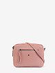 Повседневная сумка кросс-боди из мягкой светло-розовой кожи  Richet