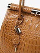 Классические сумки Folle 266 cognac croc