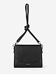 Черная сумочка кросс-боди со съемным ремешком  Arcadia