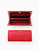 Красный кожаный кошелек с рамочным замком  Alessandro Beato