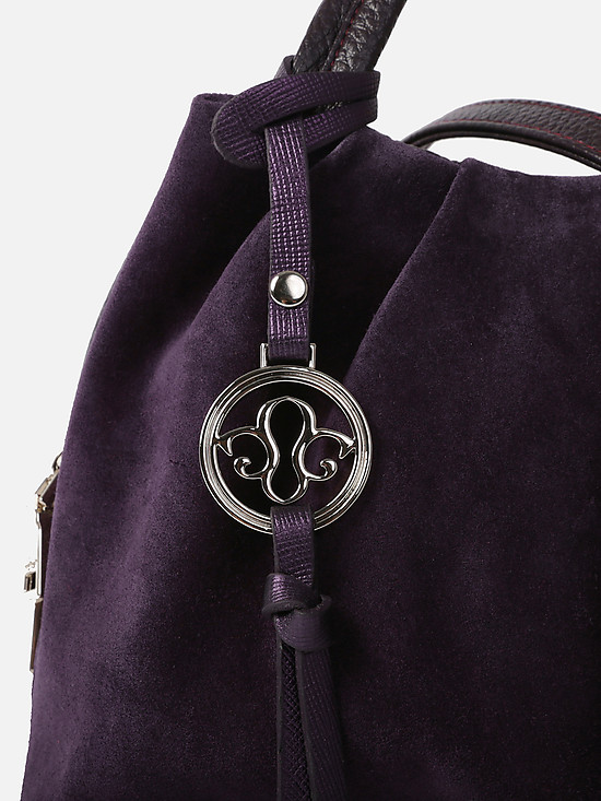 Классические сумки Richet 2747 violet chamois
