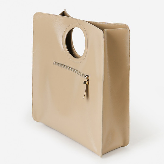 Классические сумки KELLEN 2885 beige saffiano