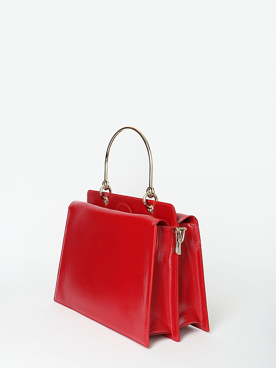 Классические сумки Келлен 2900 red gloss saffiano