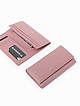 Кожаный кошелек пудрово-розового оттенка  Di Gregorio
