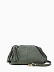 Зеленая сумочка кросс-боди из мягкой кожи со съемным ремешком  Folle