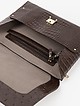 Классические сумки KELLEN 2920 croc ostric brown