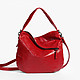 Красная сумка с асимметричным верхом  Bruno Rossi