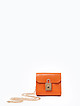 Оранжевая сумочка-бельтбэг из экокожи с цепочкой на плечо  Alex Max