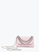 Пастельно-розовая сумочка бельтбэг из экокожи с декоративными цепочками  Alex Max