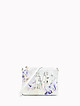 Сумочка кросс-боди из мягкой белой кожи с пейзажным принтом  Alessandro Beato