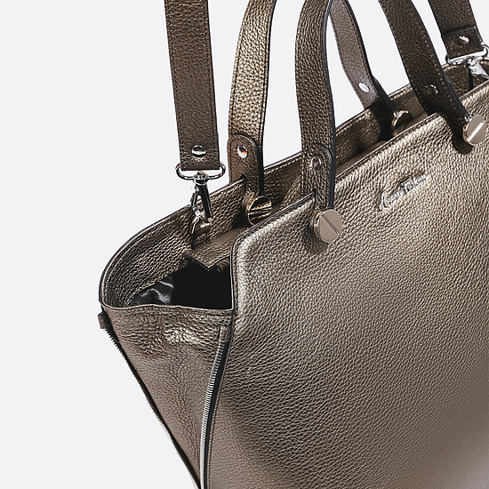 Классическая сумка Azaro 3041 bronze