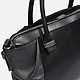 Классические сумки Деборо 3078 saffiano black grey metall