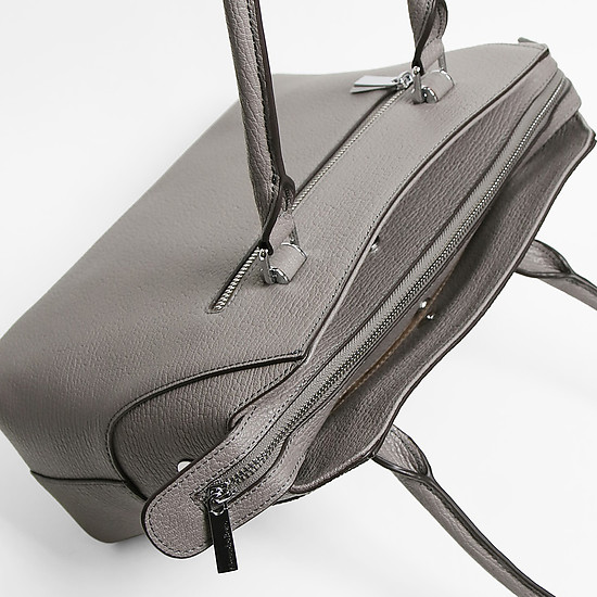 Классическая сумка Alessandro Beato 308-B23 pale grey